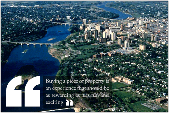 Buying a piece of property is a rewarding experience